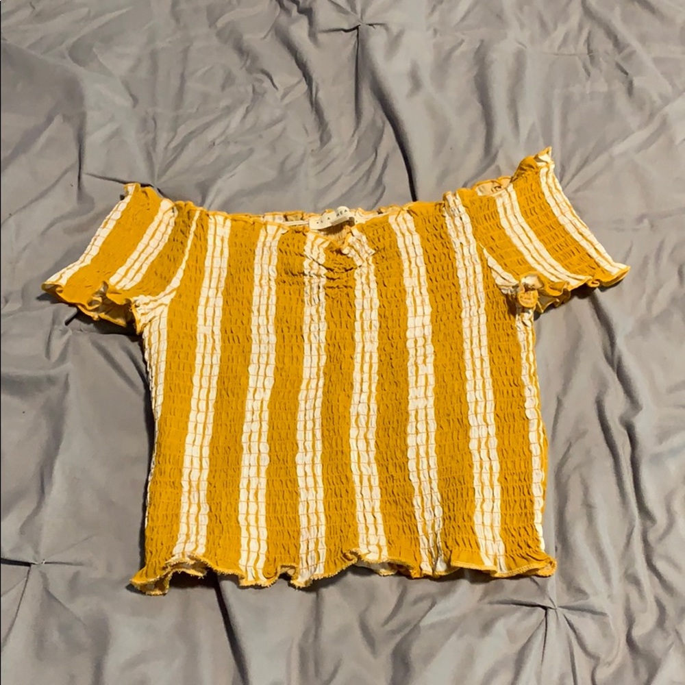 L.A. hearts off the shoulder top (pacsun)